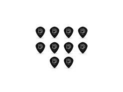 D'ADDARIO 3DBK4 | DURALIN BLACK ICE Medium Gauge (.80mm), 10 Τεμάχια